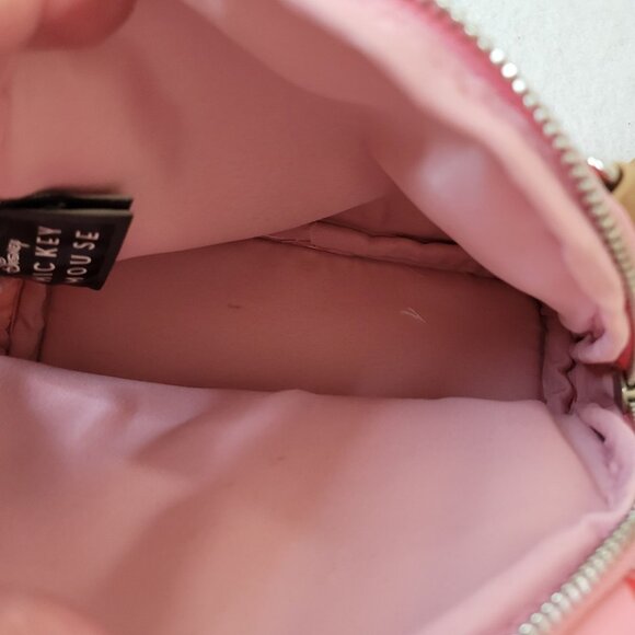 Disney Minnie Mouse Christmas Pink Crossbody Bag With Bow - Picture 6 of 8